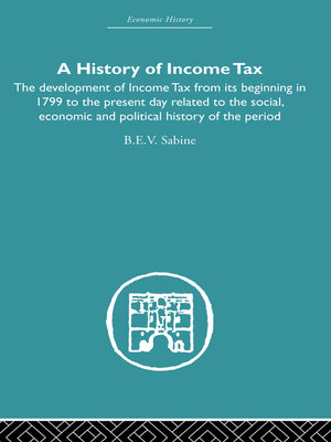 cover image of History of Income Tax
